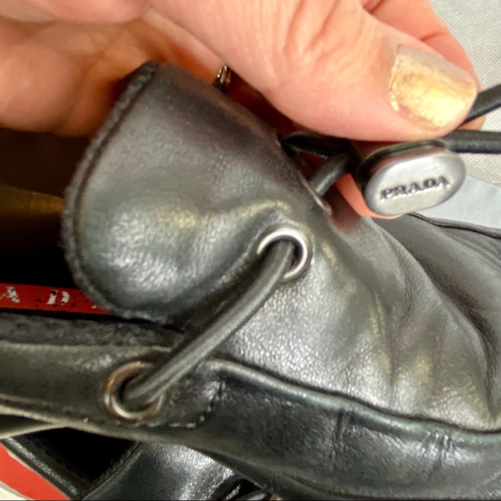 Prada black loafer/driver w/ Prada hardware Size 5 - Picture 5 of 8